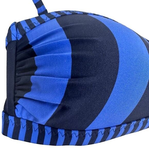 Athleta Stripe Avila Bandeau Bikini Top size Medium NEW - Picture 4 of 9